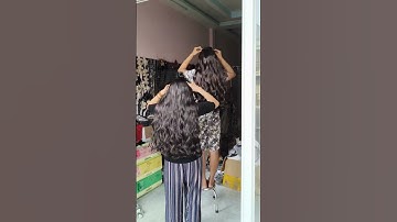 Hai mẹ con kẹp tóc giả dài tóc giả nối dài đẹp nhất #tockepphim #tockep
