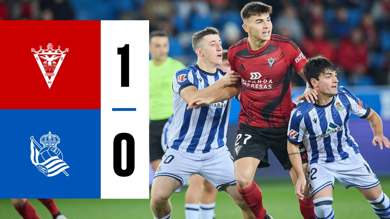 HIGHLIGHTS | LaLiga Hypermotion 25-26 | J16 | CD Mirandés 1-0 Sanse | Real Sociedad