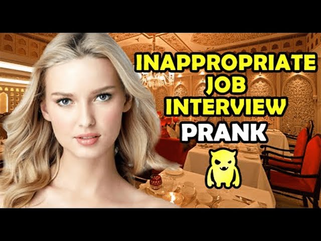 Inappropriate Job Interview Ownage Pranks Youtube
