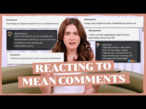 REACTING TO MEAN TWEETS ABOUT ME | Bea Alonzo