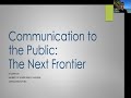 Communication to the Public: The Next Frontier: CIPIL Evening Webinar