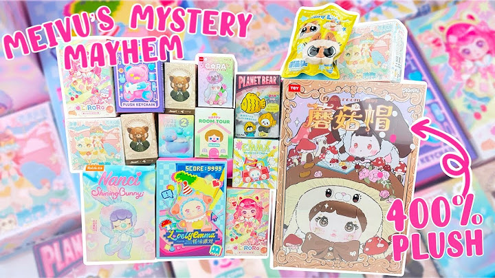 HUGE BLIND BOX UNBOXING! Opening 15+ Blind Boxes from KikaGoods! Nommi 400% Plush, ShinWoo, Liroro