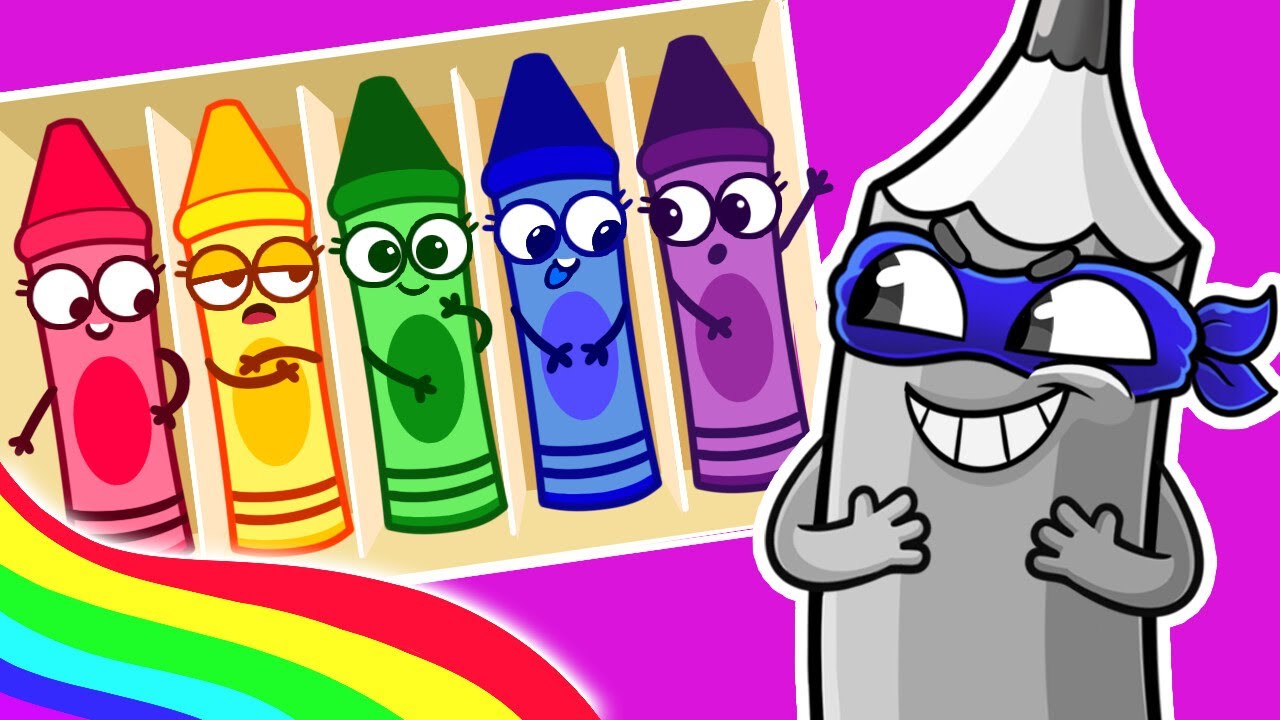 Crayon Cinza Travesso 🖍 | Encontre a Cor | Pit e Penny Português