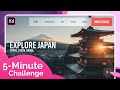 Design a Website Landing Page – Adobe XD 5-Minute Challenge