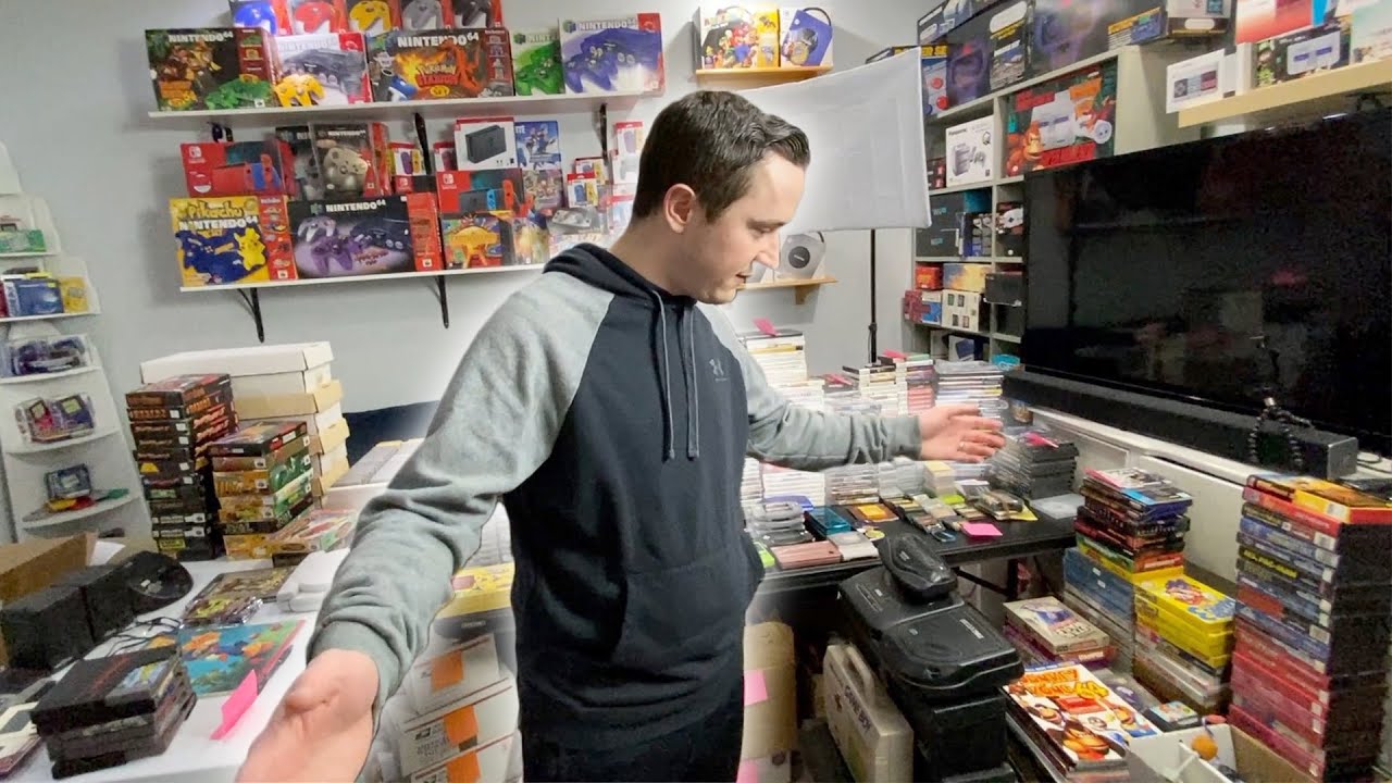 Selling a Hobby Shop Worth of Video Games - YouTube