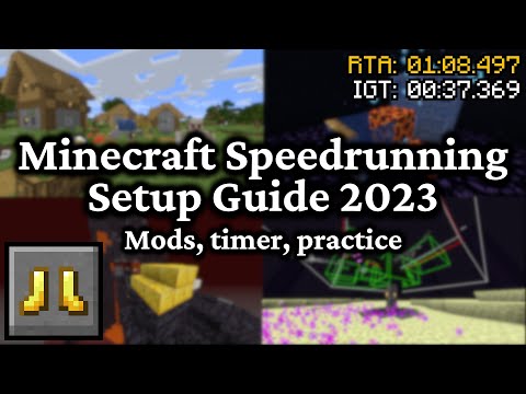 Two ways to set up Minecraft speedrun timers for free 