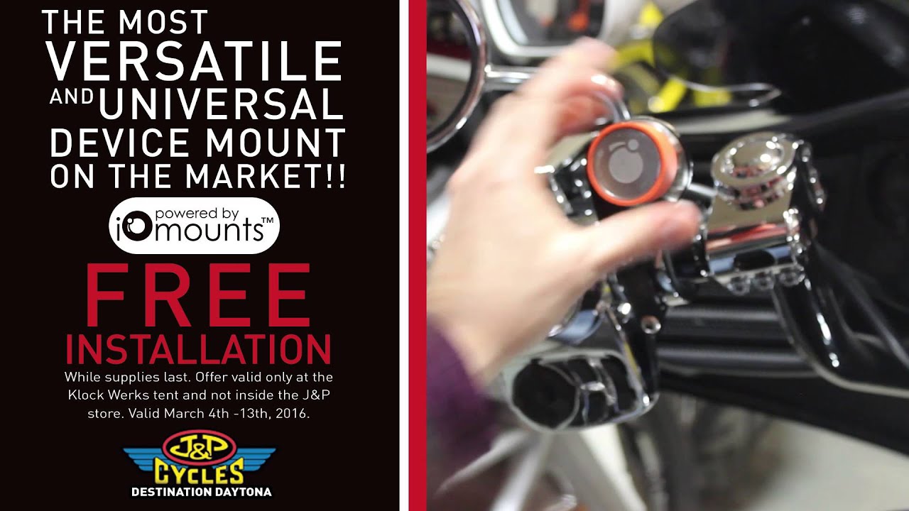 Try the NEW Klock Werks Device Mounts at Destination Daytona
