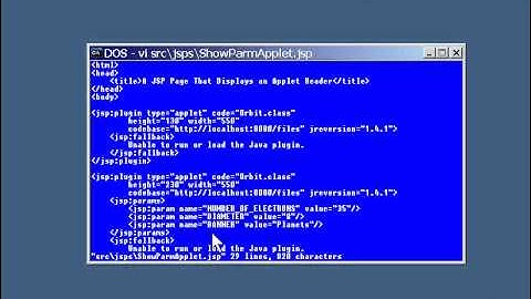 Lesson6 An Applet with Parameters in a JSP | Java Servlet JSP Tutorial