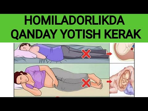 HOMILADORLIKDA QANDAY YOTISH KERAK