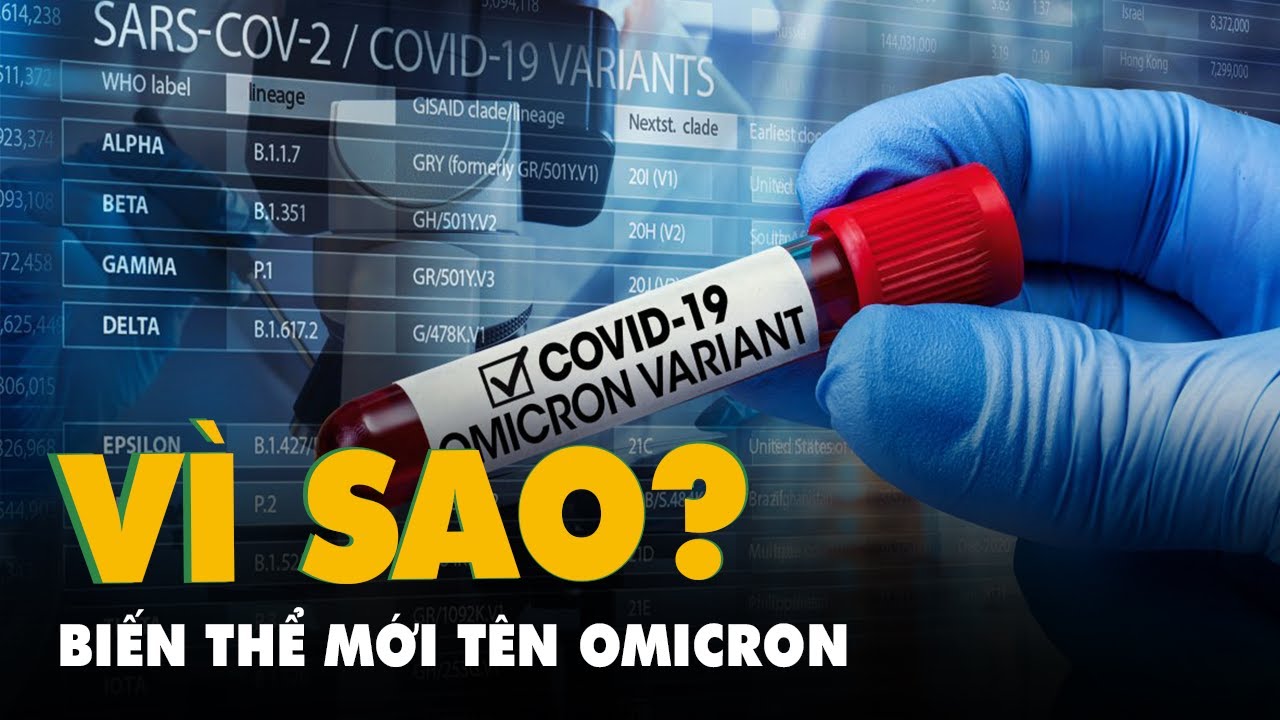 Vì sao biến thể virus corona mới có tên Omicron?