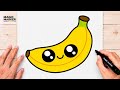 How to Draw a Cute Kawaii Banana ????✨ | Easy Cute Digital Illustration