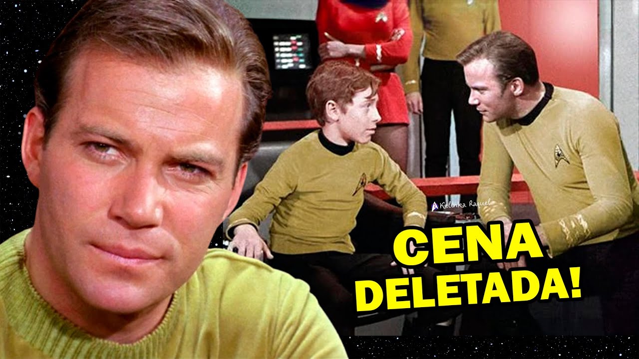 CENA DELETADA DO CAPITÃO KIRK EM STAR TREK COM O SOBRINHO