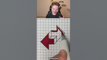 How To Draw A 3D Directional Arrow 😳