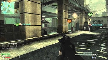 MW3 Solo Double MOAB Rushing w/ Unsilenced P90 on Bootleg Domination (78-3 Specialist)