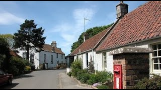 Spring Road Trip Drive With Bagpipes Music On History Visit To Boarhills Fife Scotland