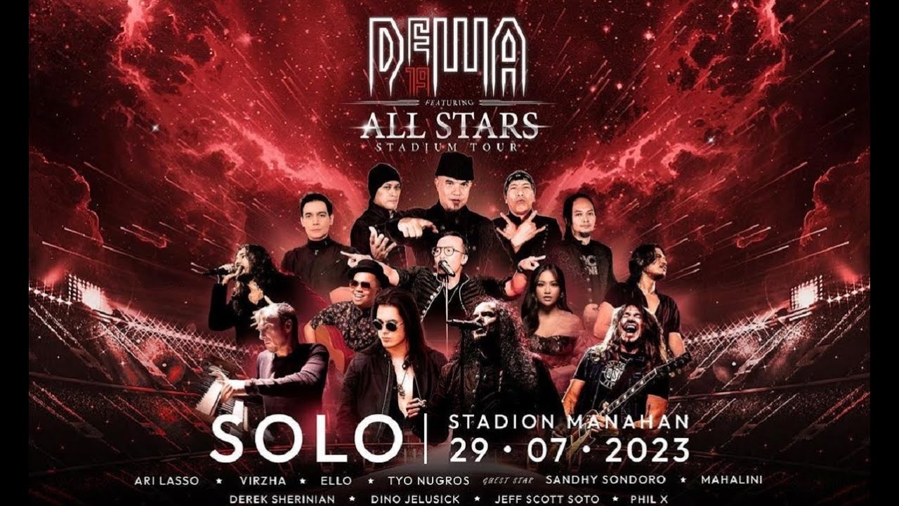 Dewa 19 All star Live at Stadiun Manahan Solo 2023