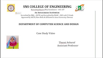 MDBMS-LV-1|Case Study Video|SNS Institutions