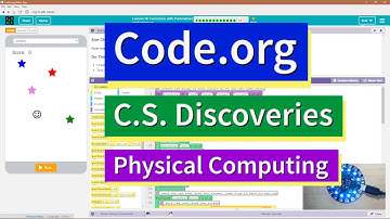 Functions with Parameters Lesson 14.13 Tutorial Code.org CS Discoveries Physical Computing Unit 6