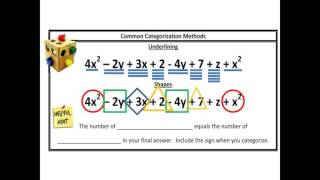 Algebraic Expressions and Combining Like Terms