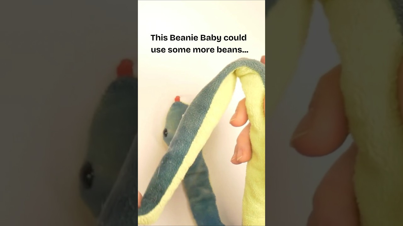 Beanie Baby Refill! #mending #repair #stuffedanimalrepair #stuffedanimals #beaniebaby #sewing #diy
