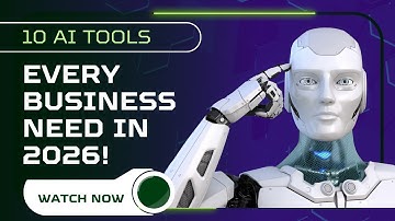 10 AI Tools Every Entrepreneur Should Be Using in 2026 (Work Smarter, Grow Faster)