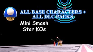 Mini-Sized Star Ko Screams All Base Characters All Dlc Smash Ultimate