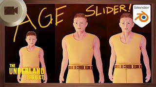 Adding an Age Slider for the Regalian Character Maker in Blender 3.3.1 (STREAM) screenshot 5