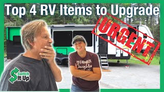 4 things to Upgrade Immediately when you buy an RV