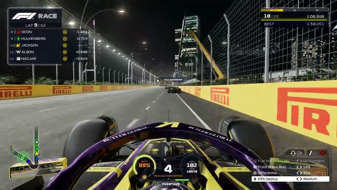 F1 25 - Career Mode - Part 78 - Singapore - Race - Part 1