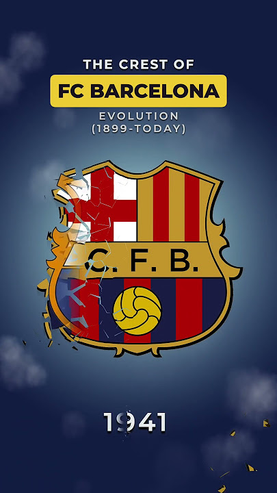 FC Barcelona Crest Evolution (1899-Today) #shorts #barcelona #football