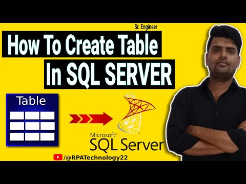 How to create table in SQL SERVER  | #javascript #coding #programming #Sql  #sqlserver #java #python