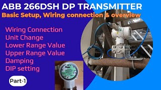 ABB 266DSH DP transmitter basic setup \& wiring connection | #transmitter #abb #pressuretransmitter