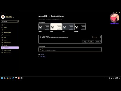 How to Change Contrast Theme in Windows 11