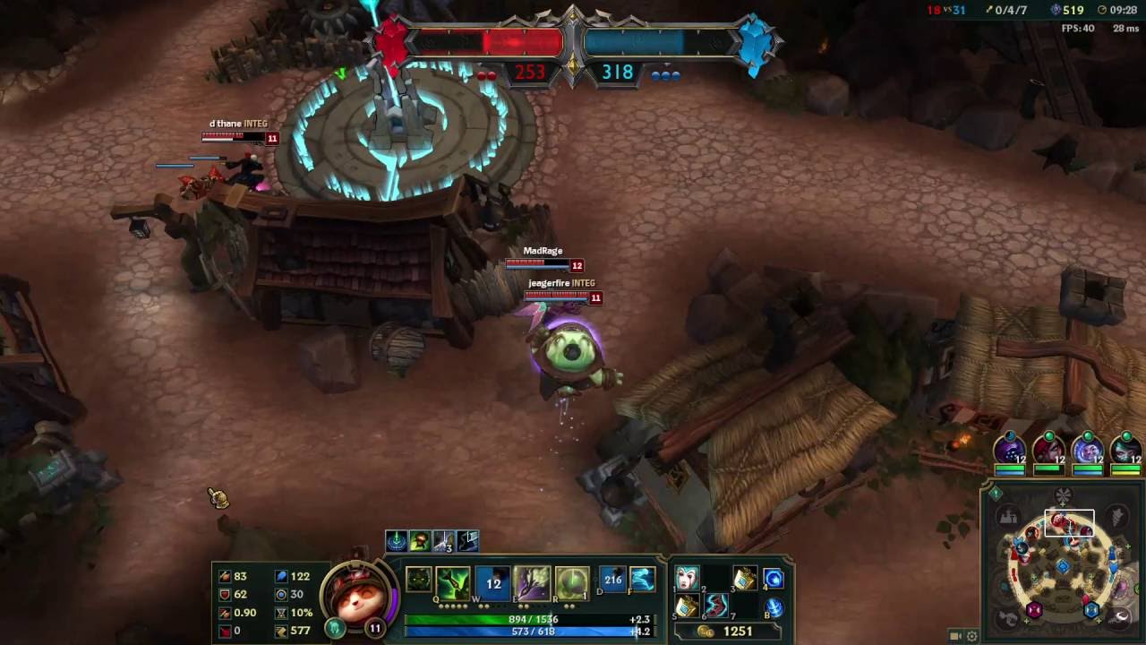 League of Legends Definitely Not Dominion Mode Play 1 Teemo