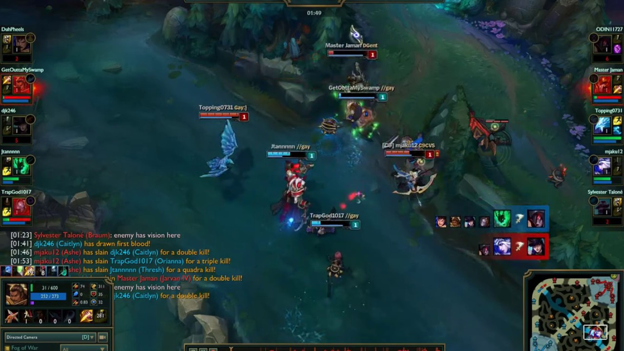 Ashe Level 1 Clown Fiesta Quadrakill