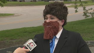 Protesters oppose Vice President Vance's visit to Iowa