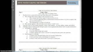 Notetaking/Text Annotation