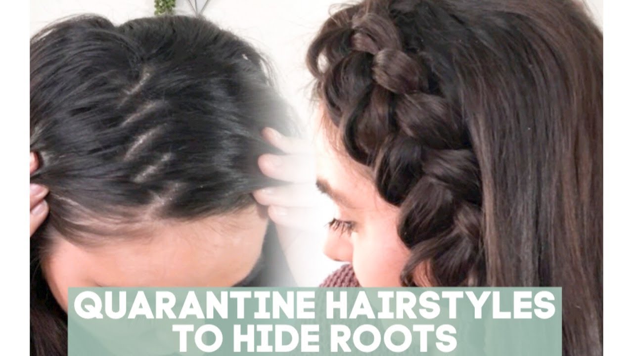 10 HAIRSTYLES To HIDE Your OVERGROWN ROOTS  HOW TO Style Your Hair to  Cover Your Roots  YouTube