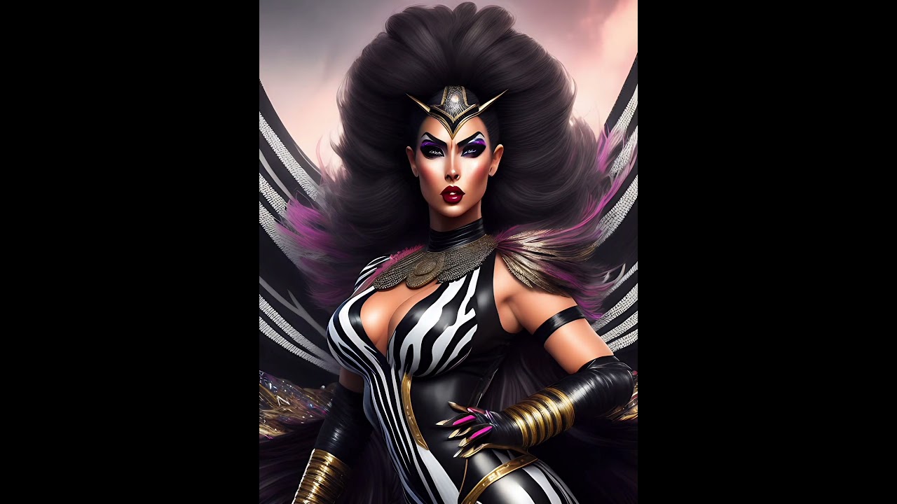 What if a superheroine was called Zebra? 
