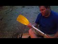 How to make a cheap paddle into a decent kayak paddle for a kayak part 2 How to make a cheap paddle into a decent kayak paddle for a kayak part 2