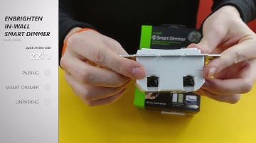 How to pair Enbrighten GE In-Wall Smart Dimmer ZW3005 with Ezlo hubs