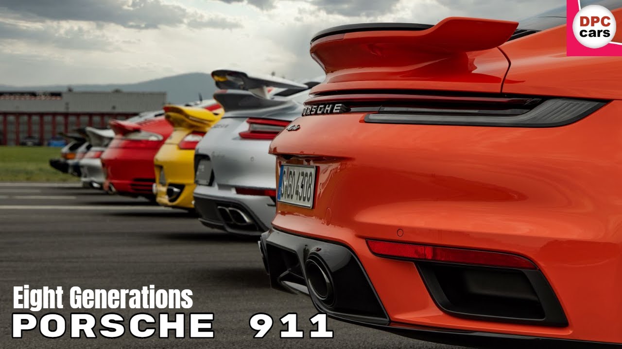 Eight Generations of the Porsche 911