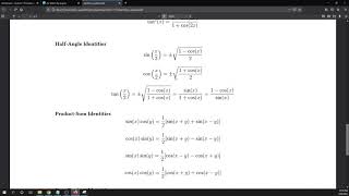 Half-Angle Identities Example 3