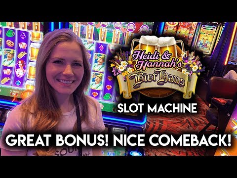 NEW! Heidi and Hannah's Bier Haus! Slot Machine! Great BONUS! Awesome Comeback!!