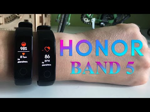 Фитнесс браслет Honor Band 5 - замеры пульса, кислорода в крови, сравнение показателей с тонометром