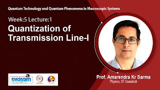 Lec 18: Quantization of Transmission Line-I