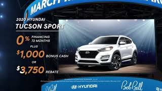 Bob Bell Hyundai - Get 0% APR* PLUS $1,000 Bonus Cash* on a New Hyundai Tucson OR...! (exp 3/31/21)