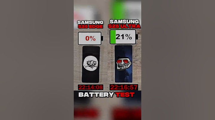 🔋SAMSUNG S25 EDGE VS SAMSUNG S25 ULTRA 🪫BATTERY   TEST;"!: