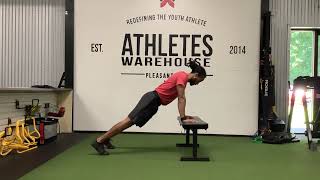 1.1 Elevated Push Up Plus Isometric Hold