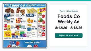 Foods Co Weekly Ad 26 - 26 Top 10 Deals